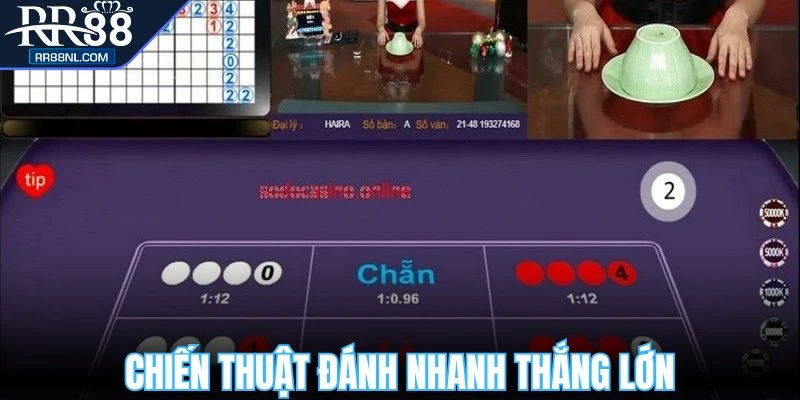 Chiến thuật thắng lớn nhanh chóng ở xóc đĩa RR88